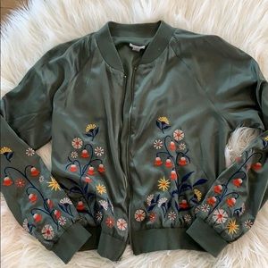 Satin Members Only style jacket